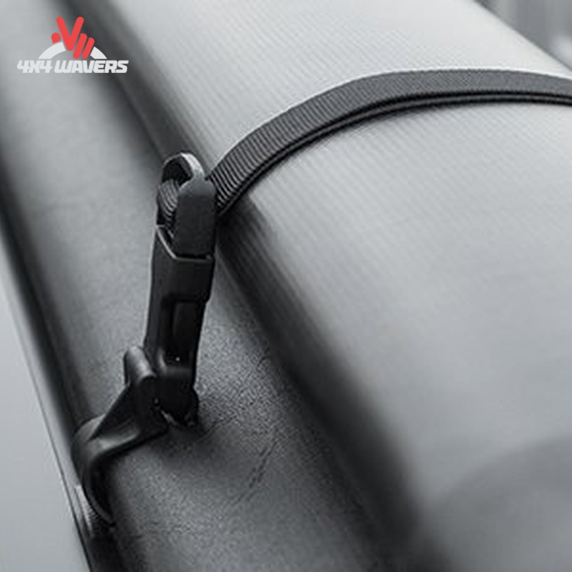 Access roll up tonneau cover fully stowed against toolbox on F150 6.5ft bed SKU 61279