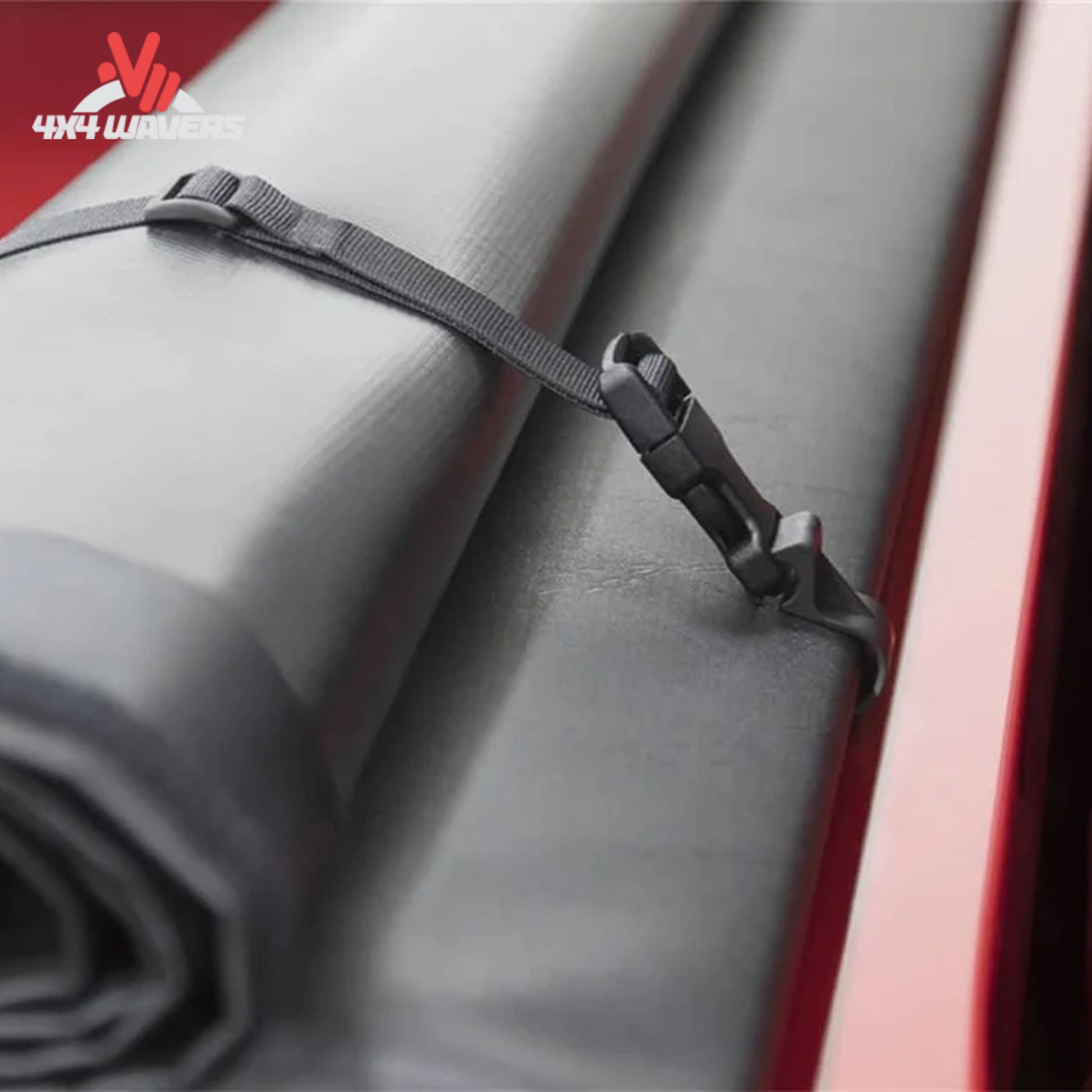 Tonneau cover fully rolled open against cab demonstrating 100 percent full bed access SKU 11279