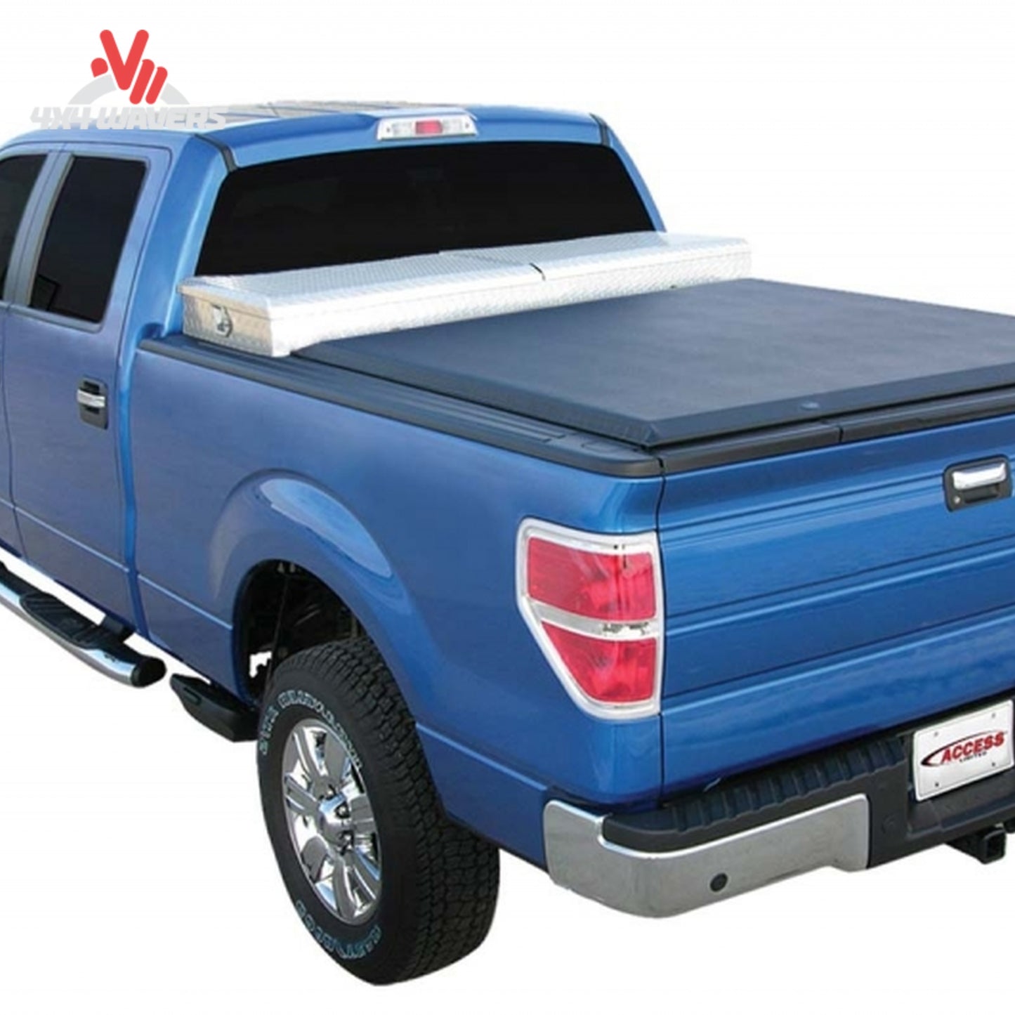 ACCESS Toolbox soft roll up tonneau cover black vinyl 61389 for Ford F-150 8 foot bed SKU BGPC_61389.