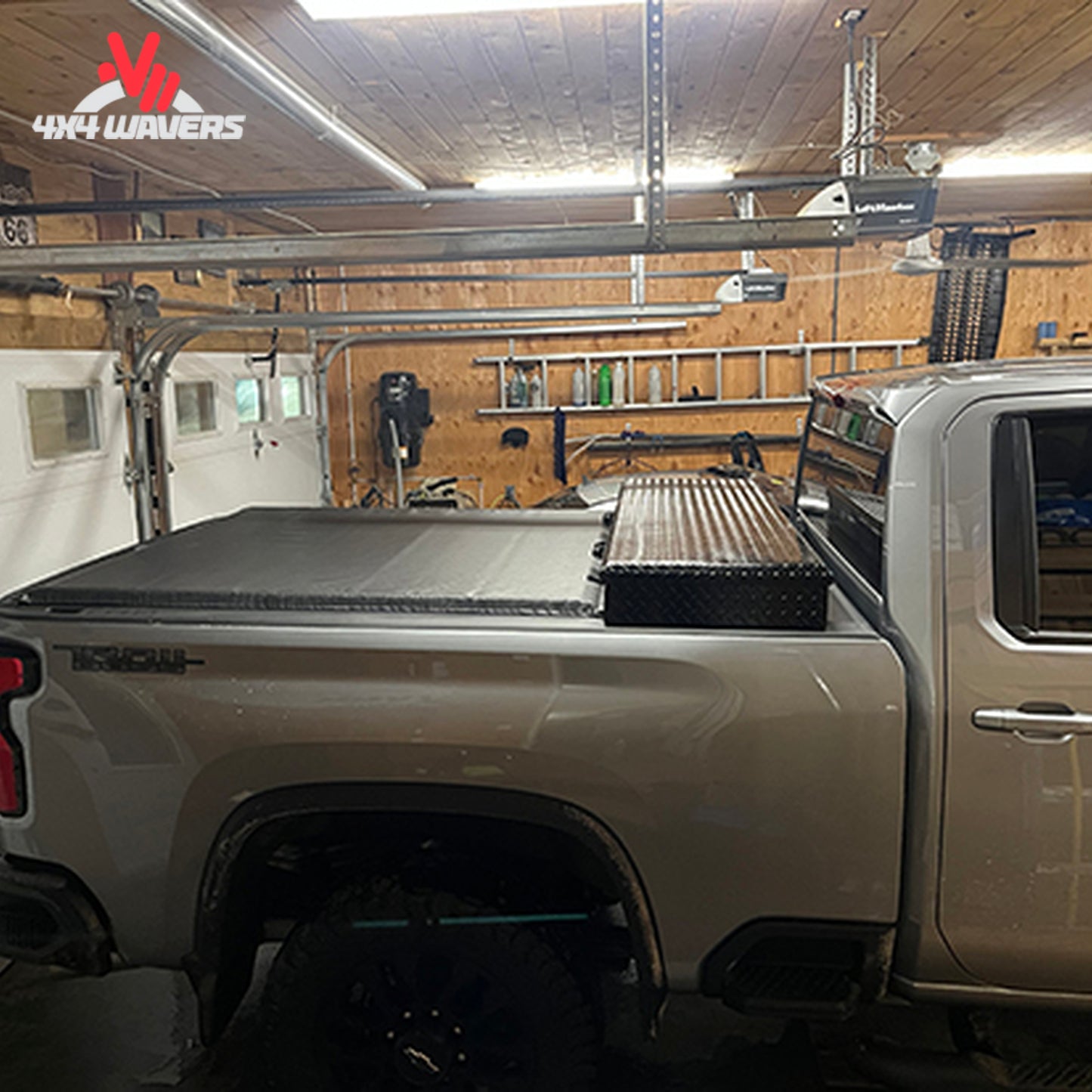 Access Toolbox Edition roll up tonneau cover installed on Ford F150 6.5ft bed SKU 61279