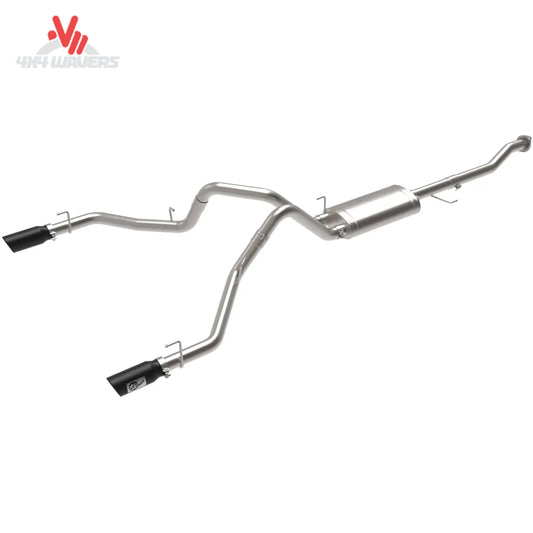aFe Vulcan Series 304 stainless steel dual catback exhaust 49-33130-B for 2015-2020 Ford F-150 SKU BKJC_49-33130-B.