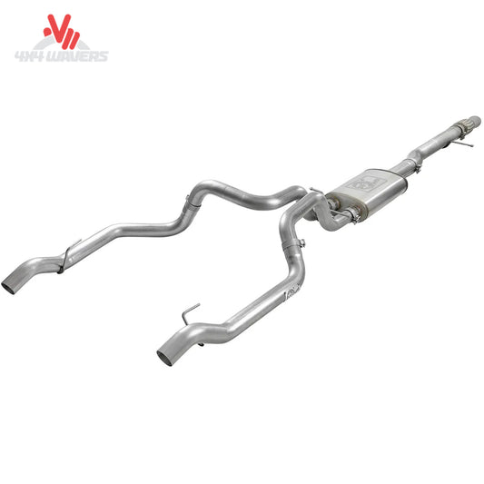 Full 3 inch stainless steel cat-back exhaust tubing kit for Silverado 6.2L SKU 49-34101