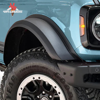 Air Design satin black elastomeric polyurethane fender flare texture