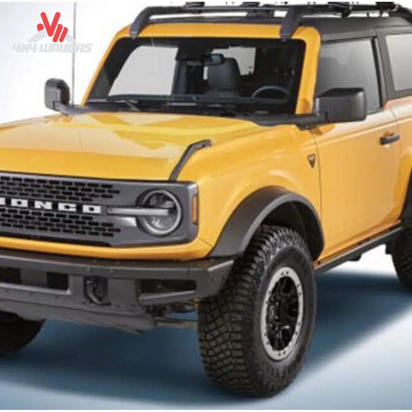 Air Design FO34E10 wide fender flares for 2021-2025 Ford Bronco 2-door satin black
