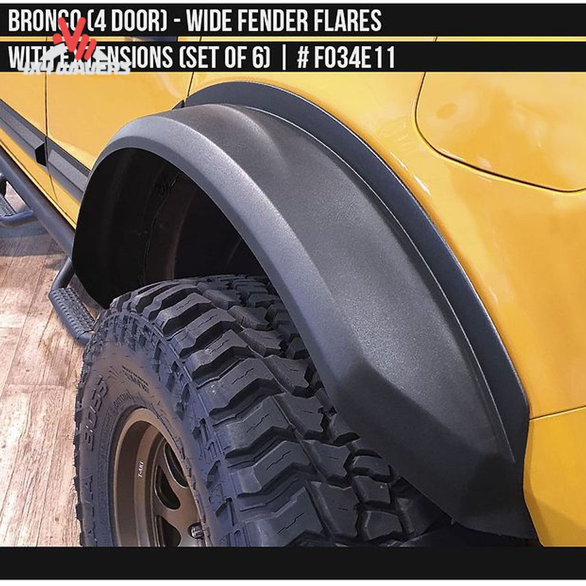 Close-up of durable polyurethane elastomer construction used in Air Design Bronco flares