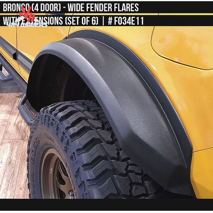 Close-up of durable polyurethane elastomer construction used in Air Design Bronco flares