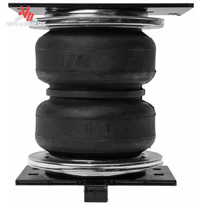 2-ply reinforced rubber air spring bellows with steel roll plates 57389 SKU BBCG_57389.