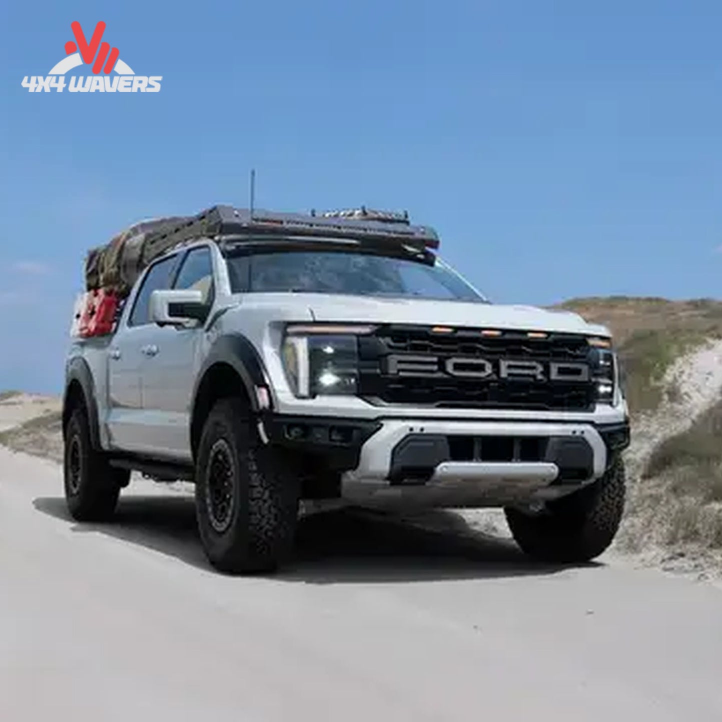 Installed Air Lift LoadLifter 5000 Ultimate air spring on Ford F-150 Raptor rear axle 88414 SKU BBCG_88414.