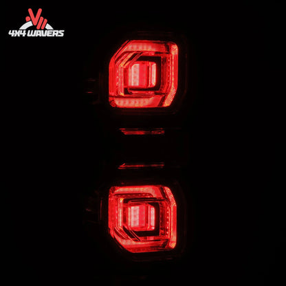 AlphaRex NOVA prismatic LED tail lights black for 2021-2026 Ford Bronco