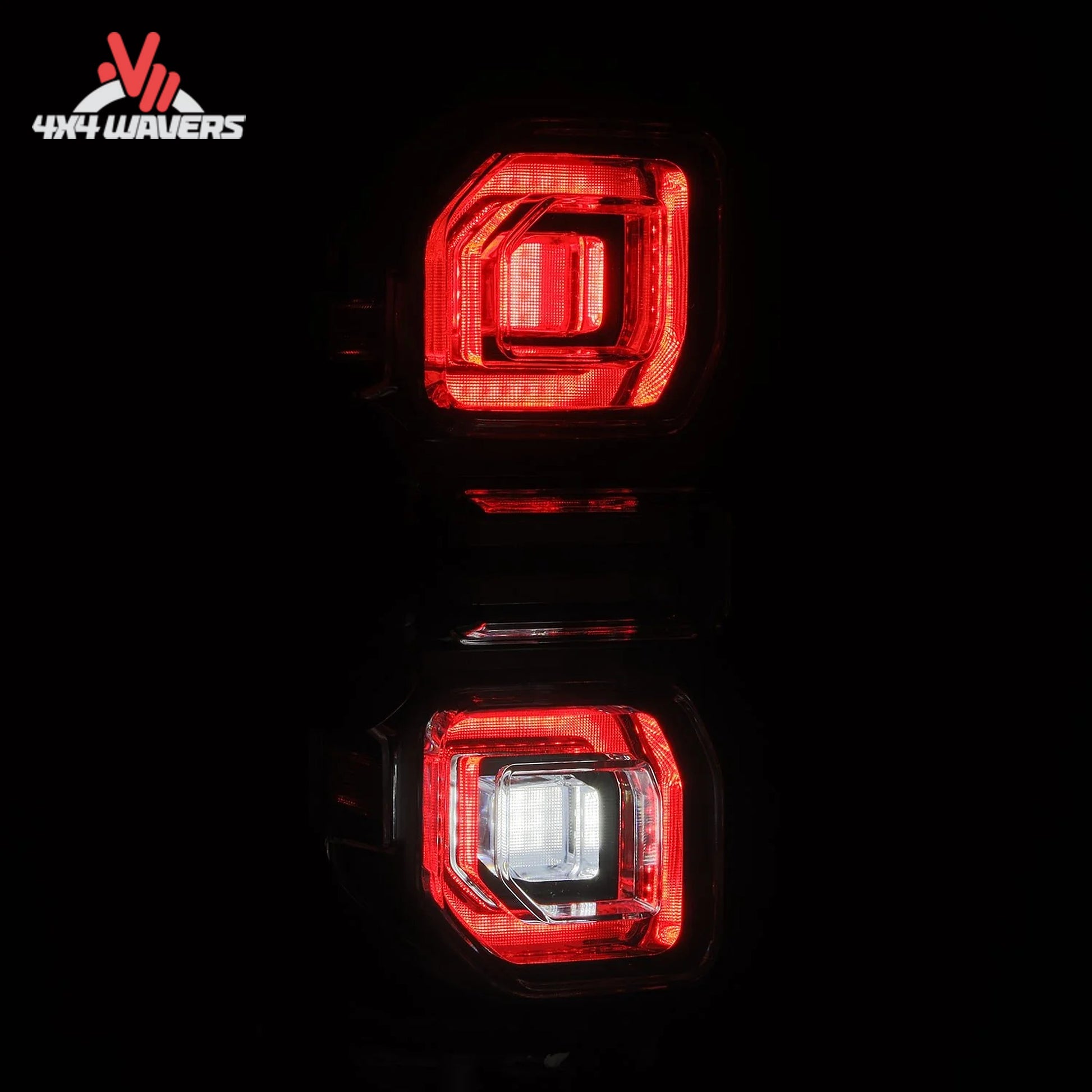 AlphaRex NOVA-series prismatic LED tail lights with sequential turn signals for Ford Bronco