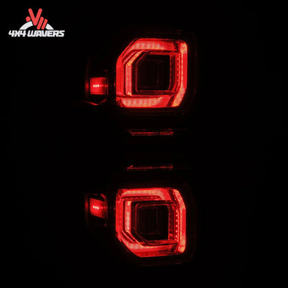AlphaRex NOVA-series prismatic LED tail lights with sequential turn signals for Ford Bronco