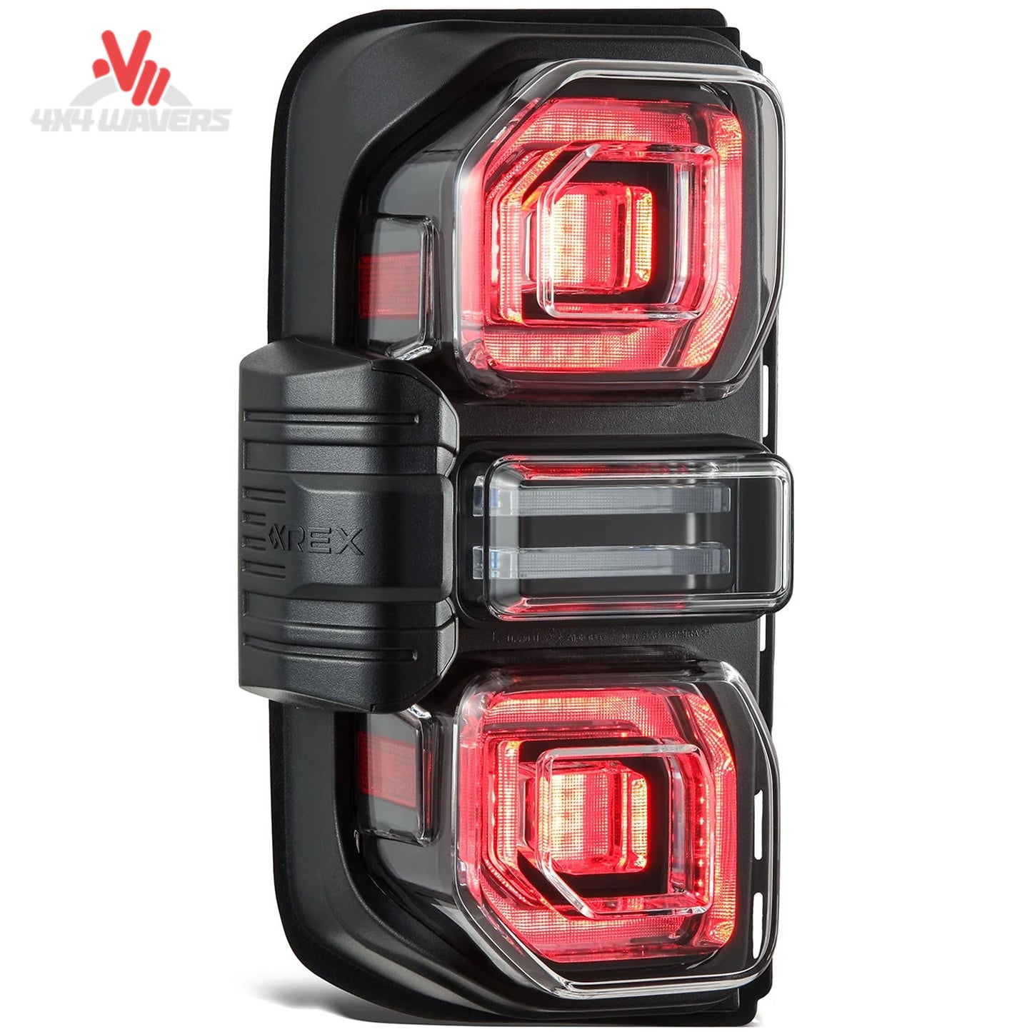 AlphaRex NOVA-series prismatic LED tail lights with sequential turn signals for Ford Bronco