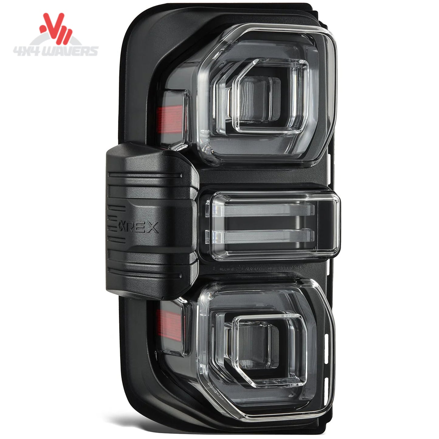 AlphaRex NOVA prismatic LED tail lights black for 2021-2026 Ford Bronco