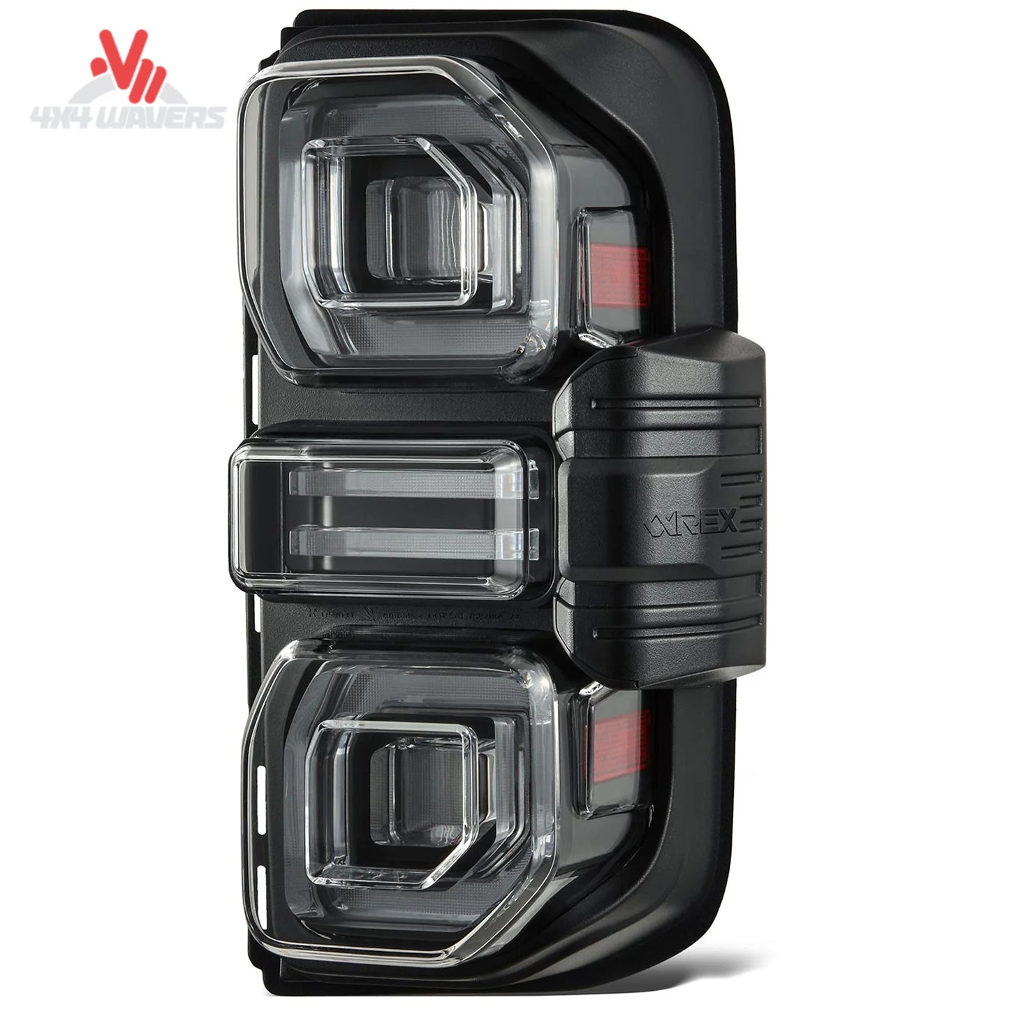 AlphaRex NOVA-series prismatic LED tail lights with sequential turn signals for Ford Bronco