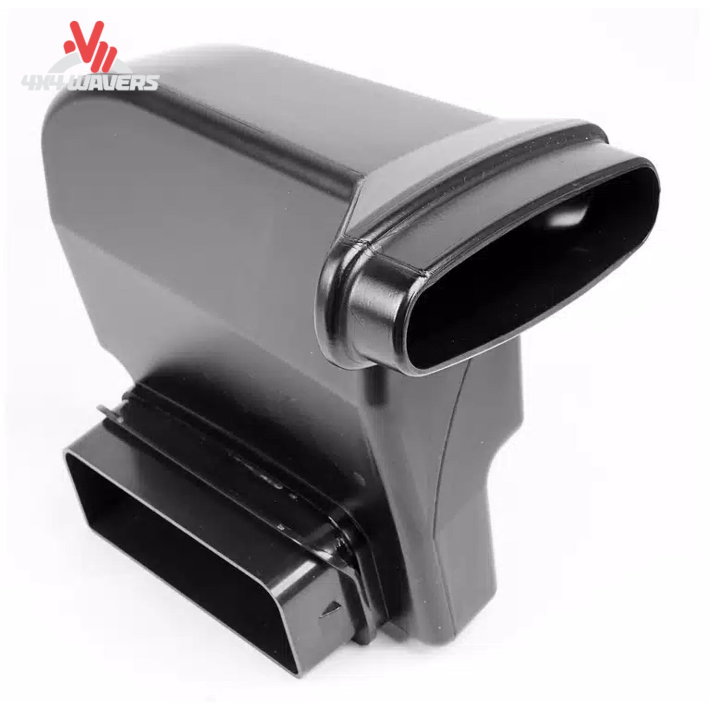 Low mount cowl intake design on Rugged Ridge AmFib snorkel