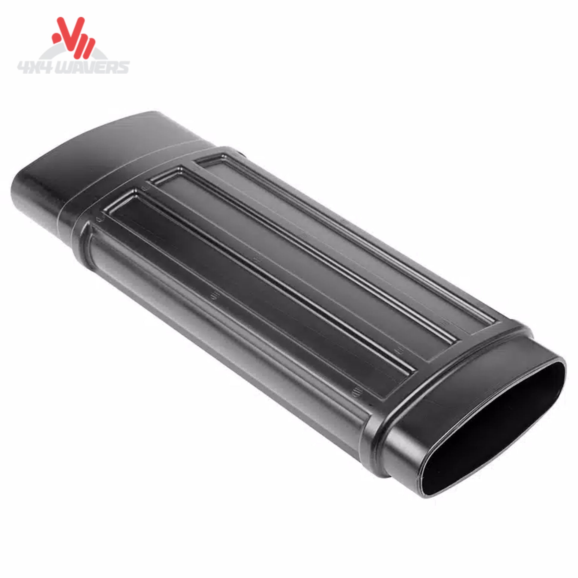 Low mount cowl intake design on Rugged Ridge AmFib snorkel