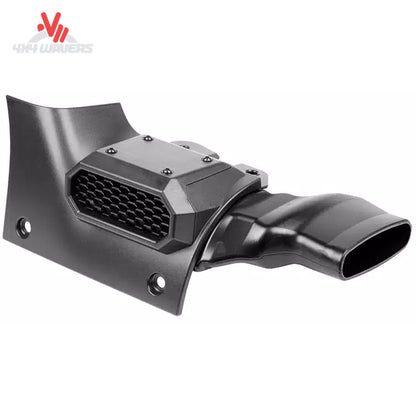 Low mount AmFib intake system installed on Jeep Wrangler JL