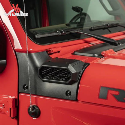 Rugged Ridge AmFib snorkel fitted to Jeep Gladiator JT