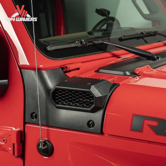 Rugged Ridge AmFib snorkel fitted to Jeep Gladiator JT