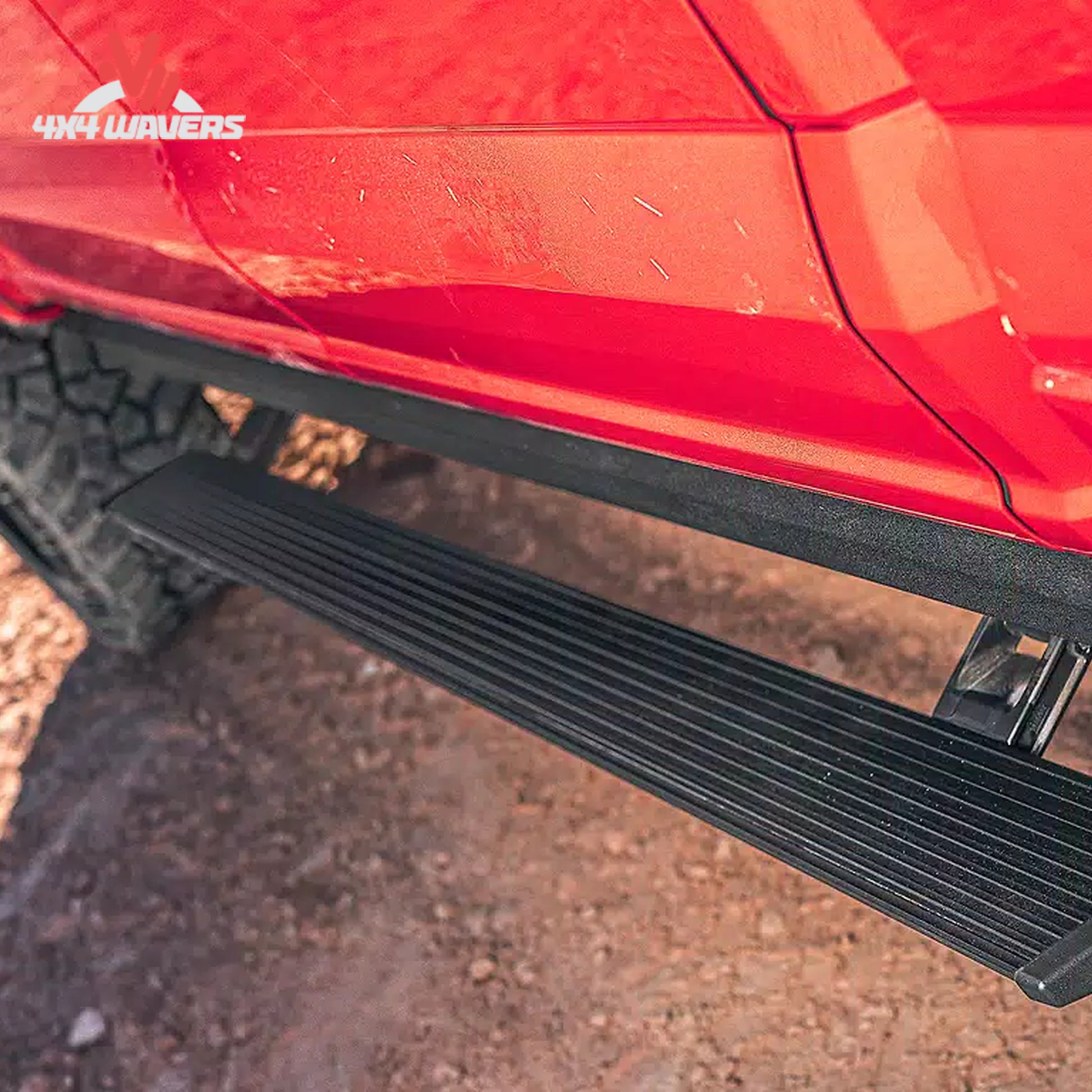 AMP Research PowerStep XL electric running boards for 14-18 GM 1500 SKU 77154-01A