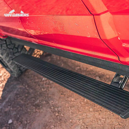 AMP Research PowerStep XL electric running boards for 14-18 GM 1500 SKU 77154-01A
