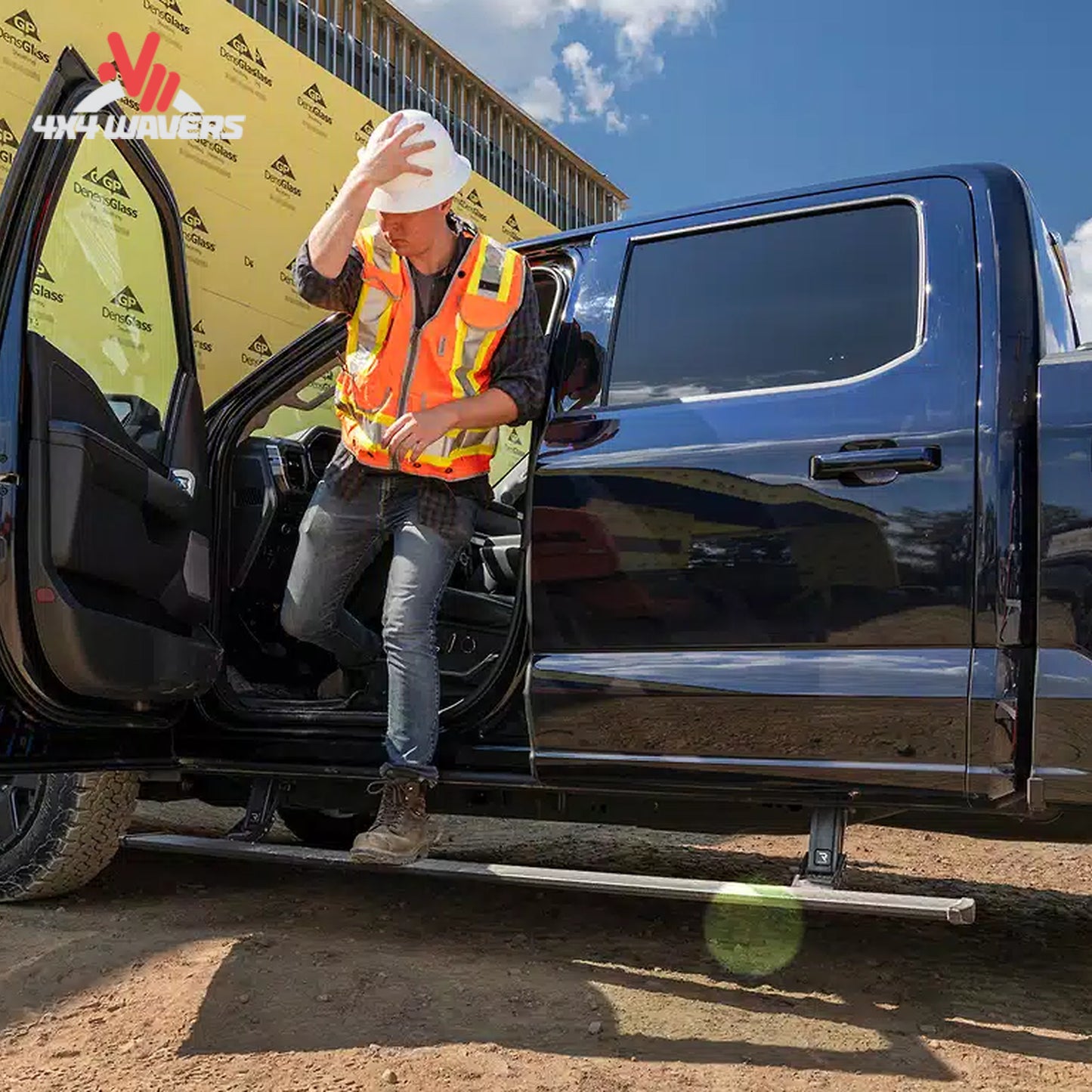 AMP Research PowerStep electric running boards 76152-01A for Ford F-150 SKU BGQD_76152-01A.