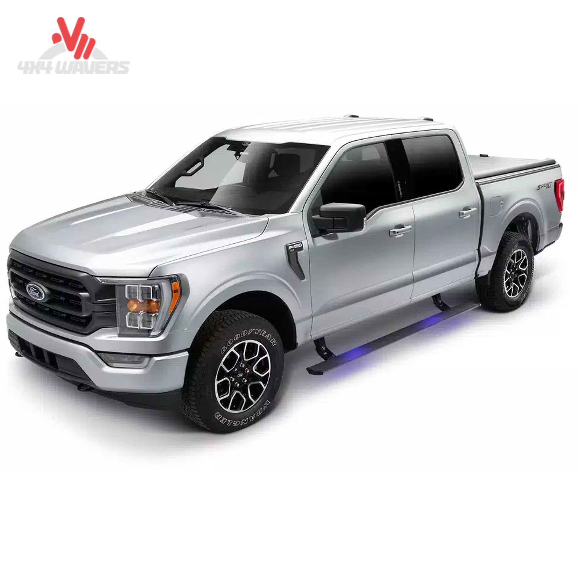 AMP Research PowerStep electric running boards 76152-01A for Ford F-150 SKU BGQD_76152-01A.