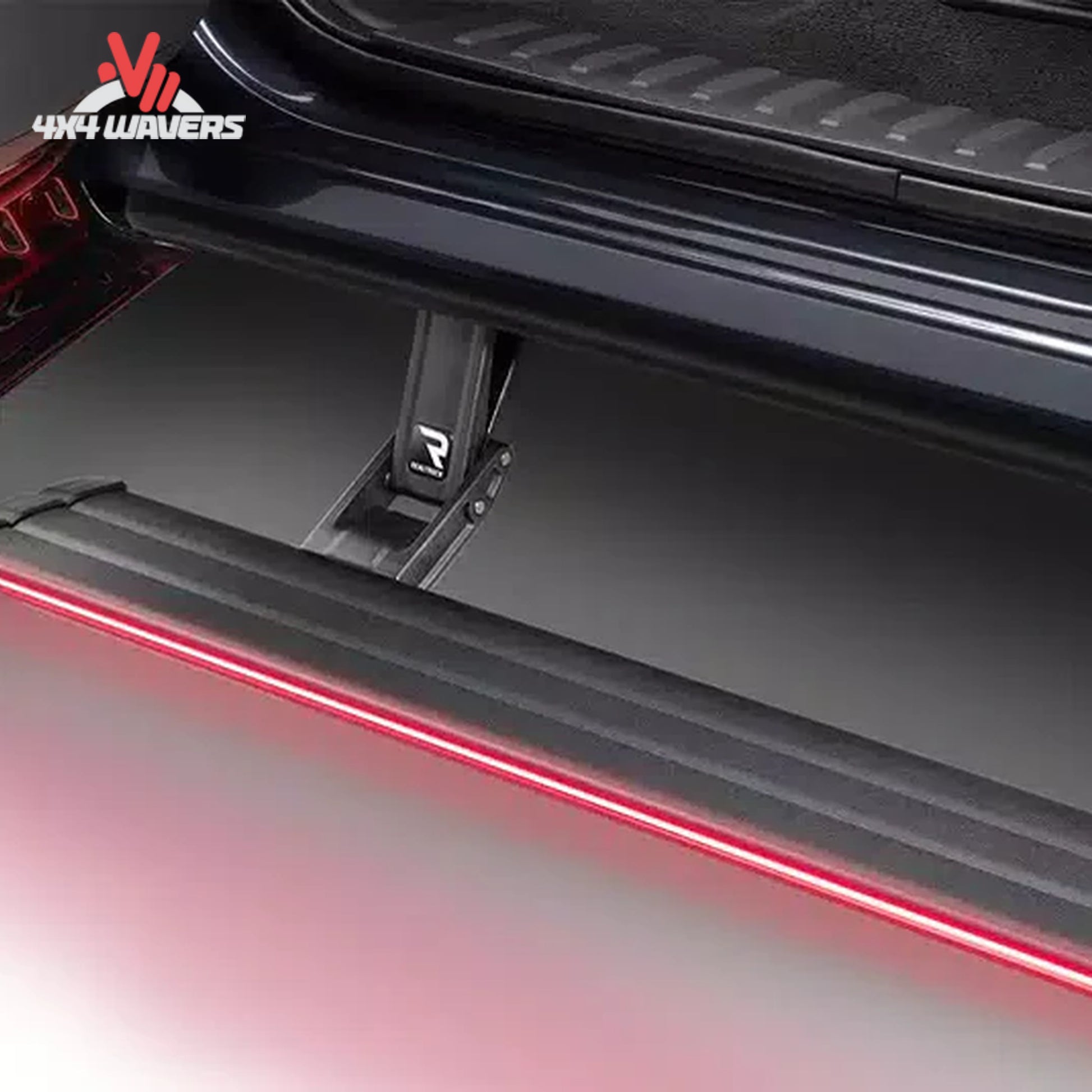 PowerStep Vision automatic running boards with integrated RGB LED glow lighting and SmartSeries technology