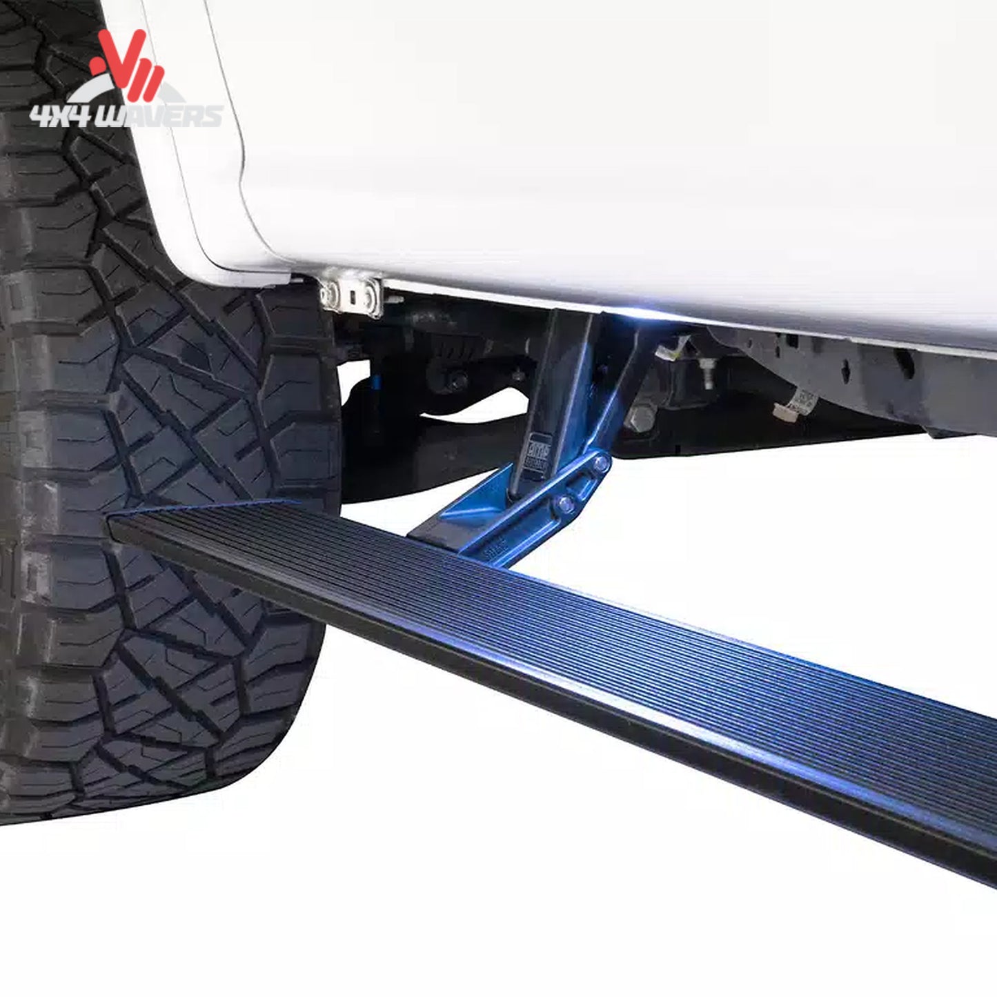 AMP Research PowerStep Xtreme dual motor electric running boards 78152-01A for Ford F-150 SKU BGQD_78152-01A.