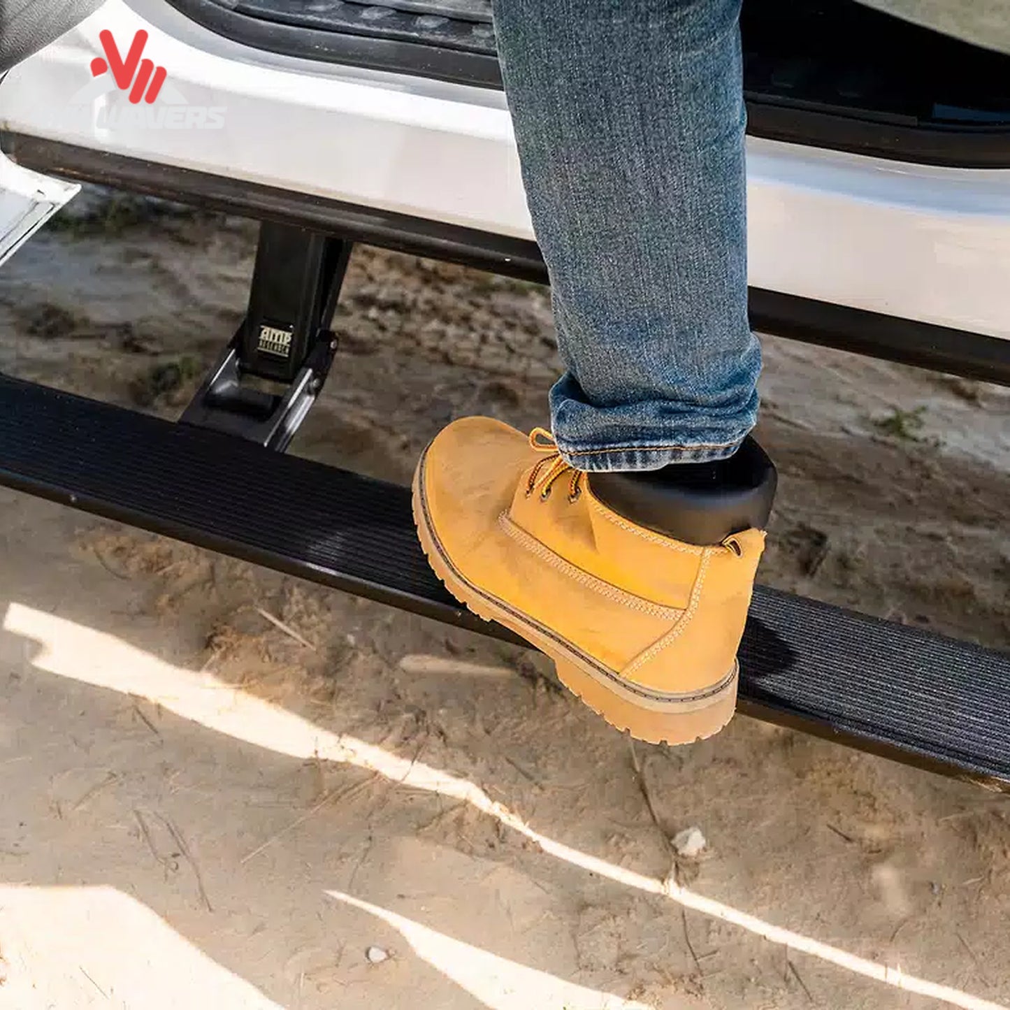 AMP Research PowerStep Xtreme dual motor electric running boards 78152-01A for Ford F-150 SKU BGQD_78152-01A.