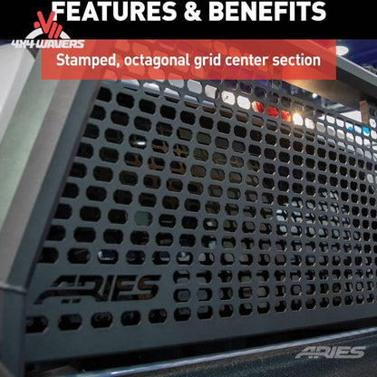 ARIES AdvantEDGE headache rack dual top track system for LED lights 1110102 SKU BBDR_1110102.