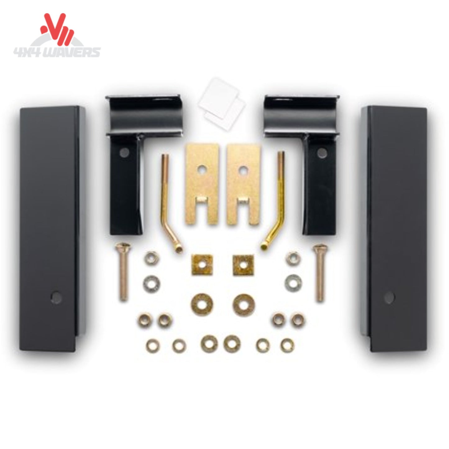 Backrack Standard Mounting Hardware Kit with bolts and fasteners for 15-26 Ford F-150 headache rack, part of RealTruck Backrack series.