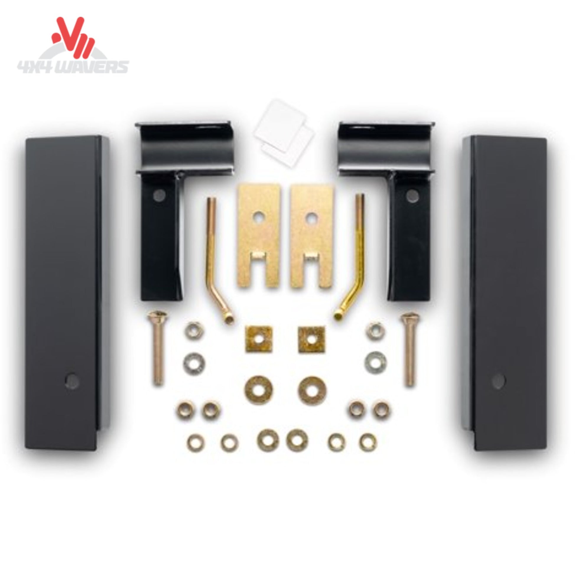 Backrack Standard Mounting Hardware Kit with bolts and fasteners for 15-26 Ford F-150 headache rack, part of RealTruck Backrack series.