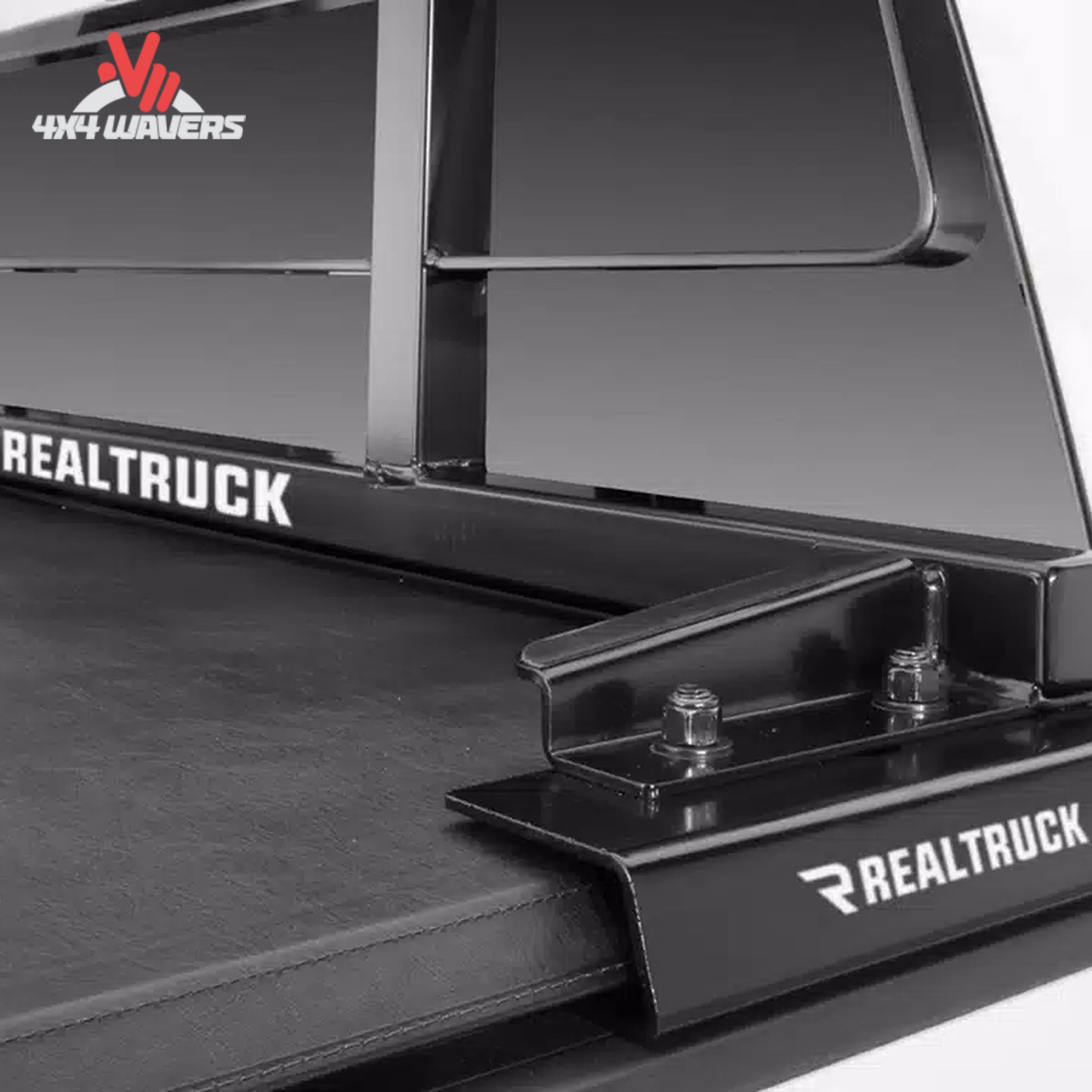 Heavy-duty black steel tonneau cover mounting adapter bracket 50112 for BACKRACK cab protector