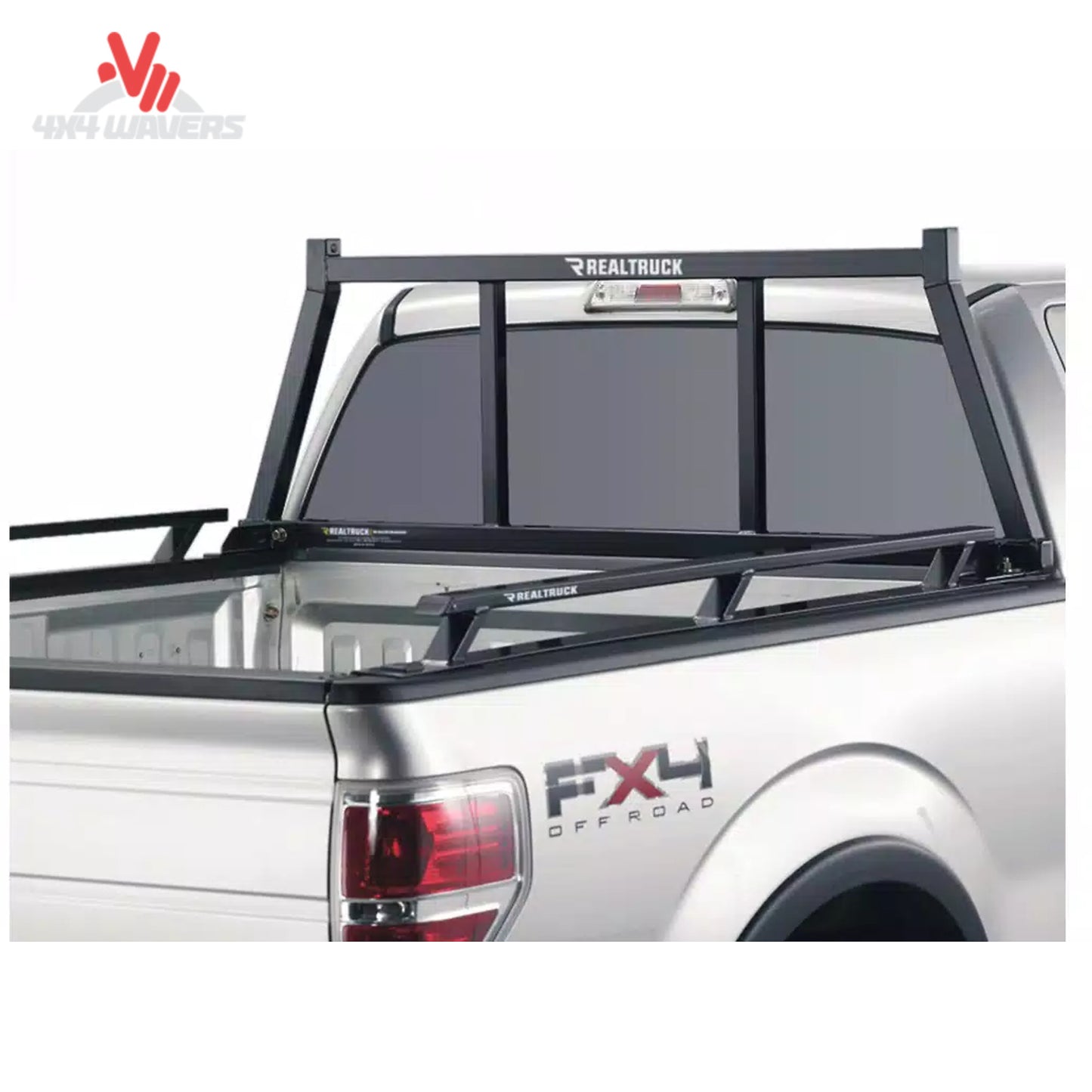 Backrack Bed Side Rails for 15-26 Ford F-150 6.5' Bed, headache rack side rails, durable steel construction, installed on truck bed