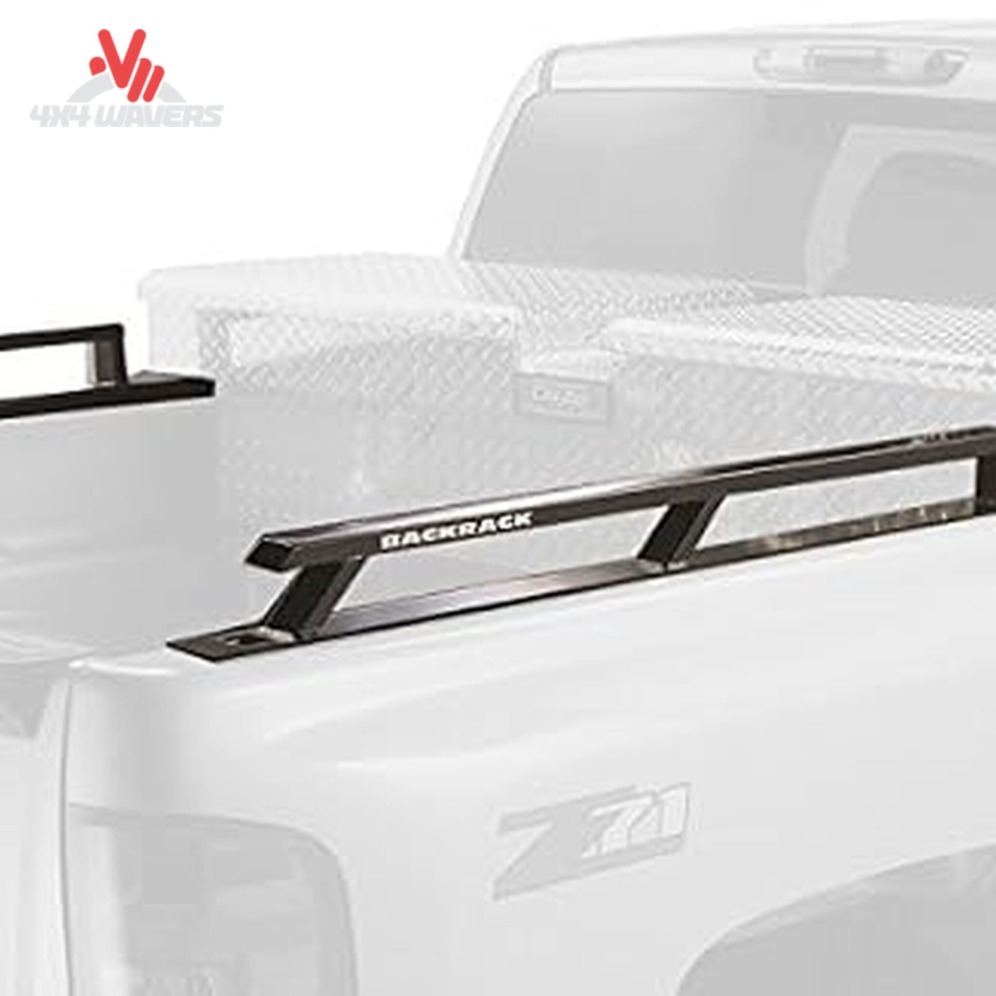 RealTruck Backrack side rails for 15-26 Ford F-150 8' bed, headache rack accessories with sturdy metal construction
