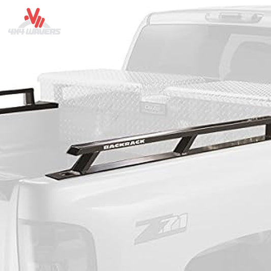 RealTruck Backrack side rails for 15-26 Ford F-150 8' bed, headache rack accessories with sturdy metal construction