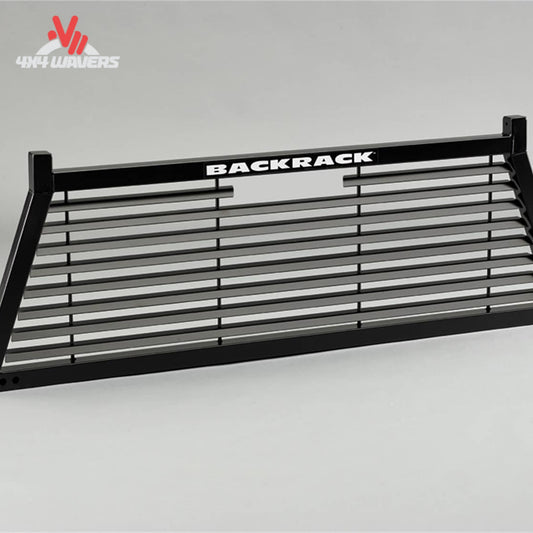 Louvered Backrack headache rack frame for 2004-2026 Ford F-150, GM, and Tundra trucks, made by RealTruck Backrack.