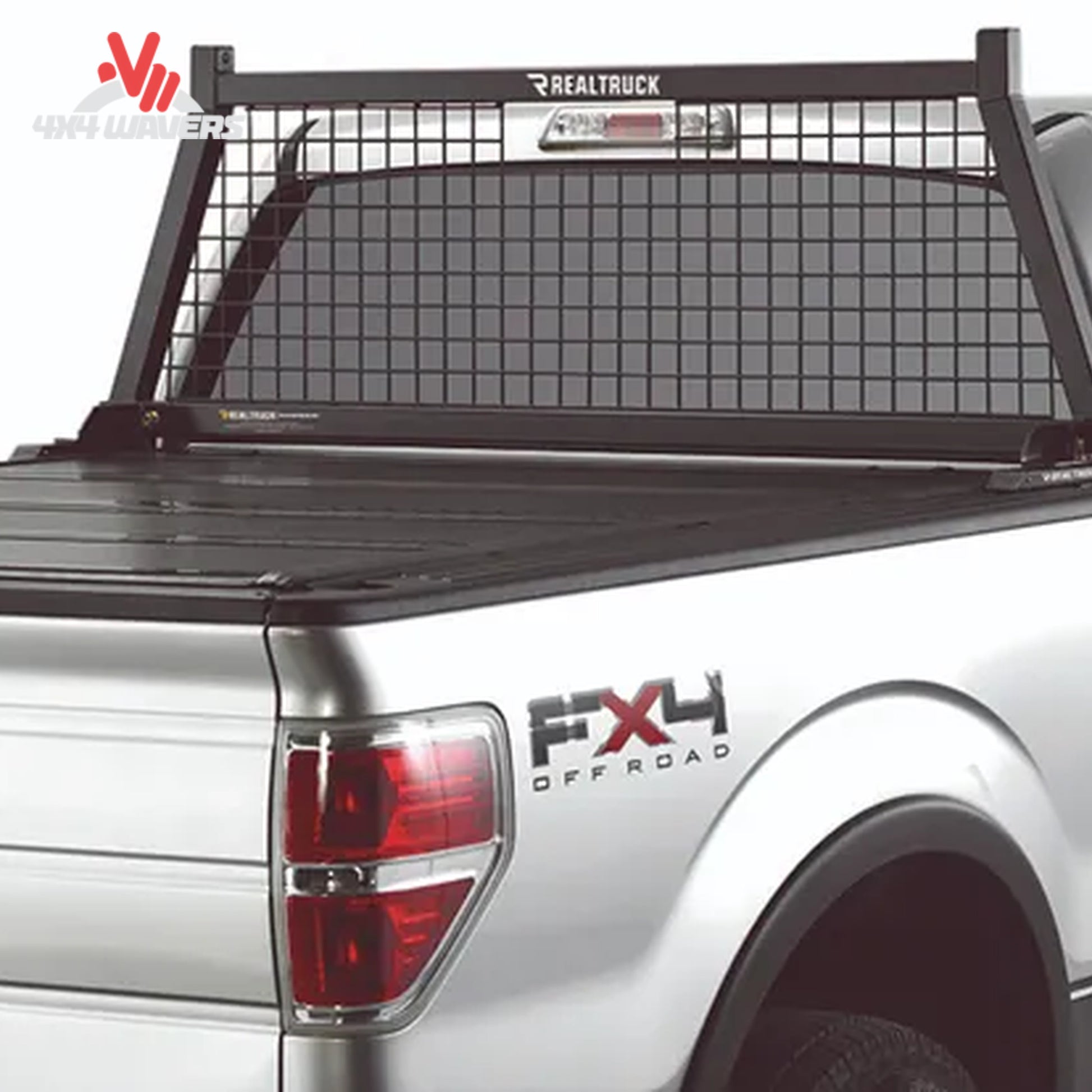 Black powder-coated structural steel bed rail plate providing a flat mounting surface SKU 30112