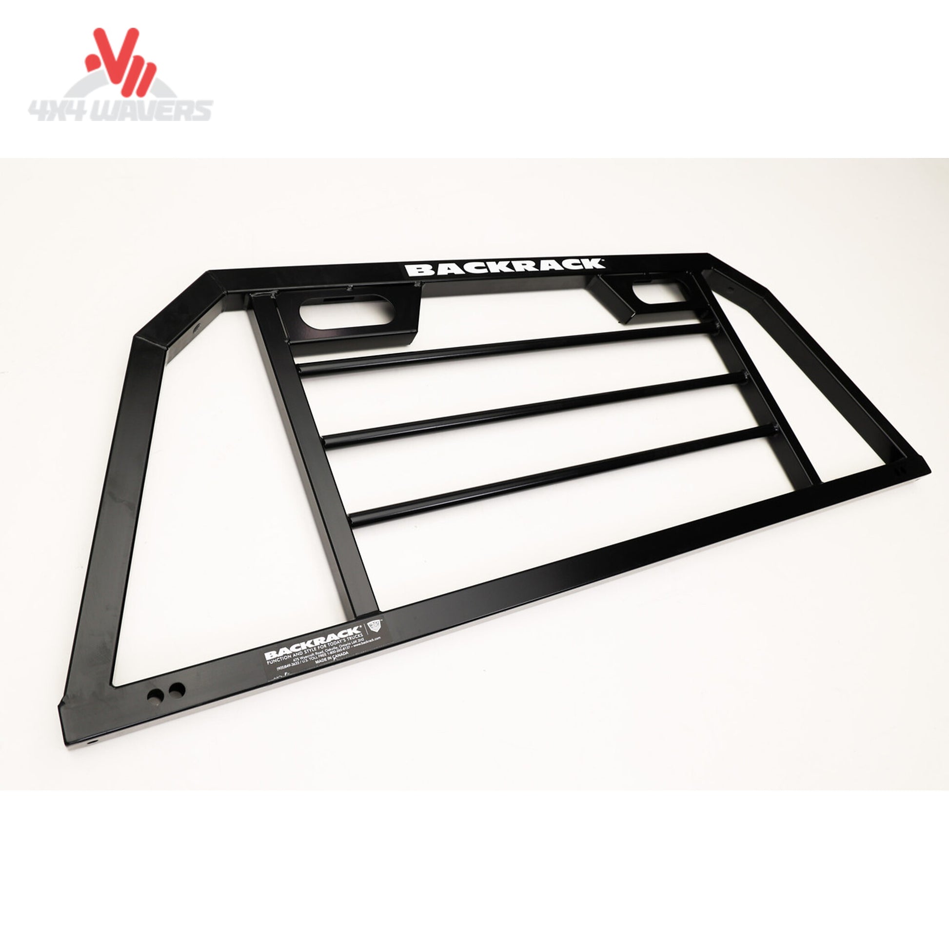 Backrack SRL900 Lighted Safety Rack with integrated LED taillight on head rack for trucks. Frame only, heavy-duty construction.