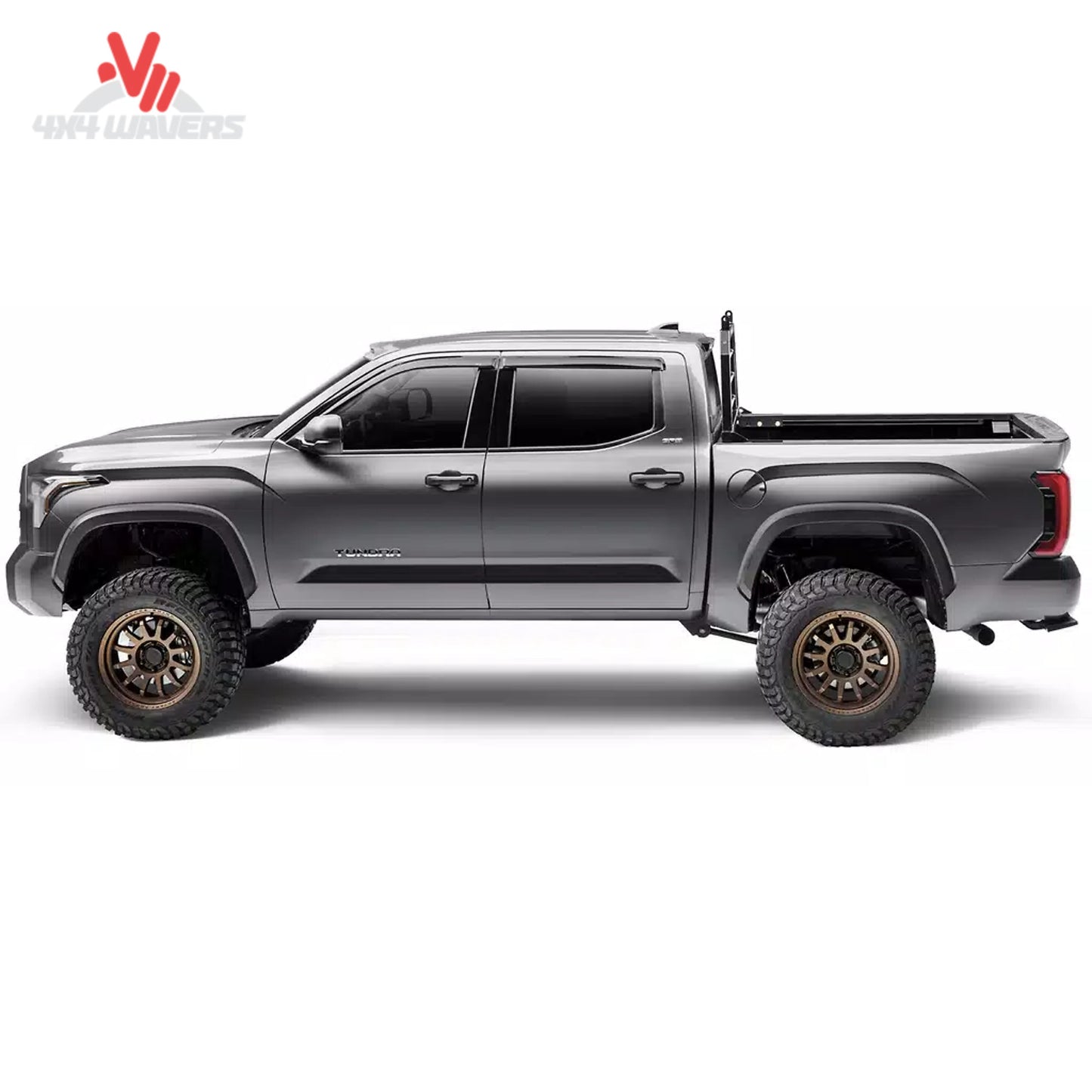 RealTruck Backrack SRX900 headach rack with rear window protection profile, frame only, for cab guard installation on trucks.