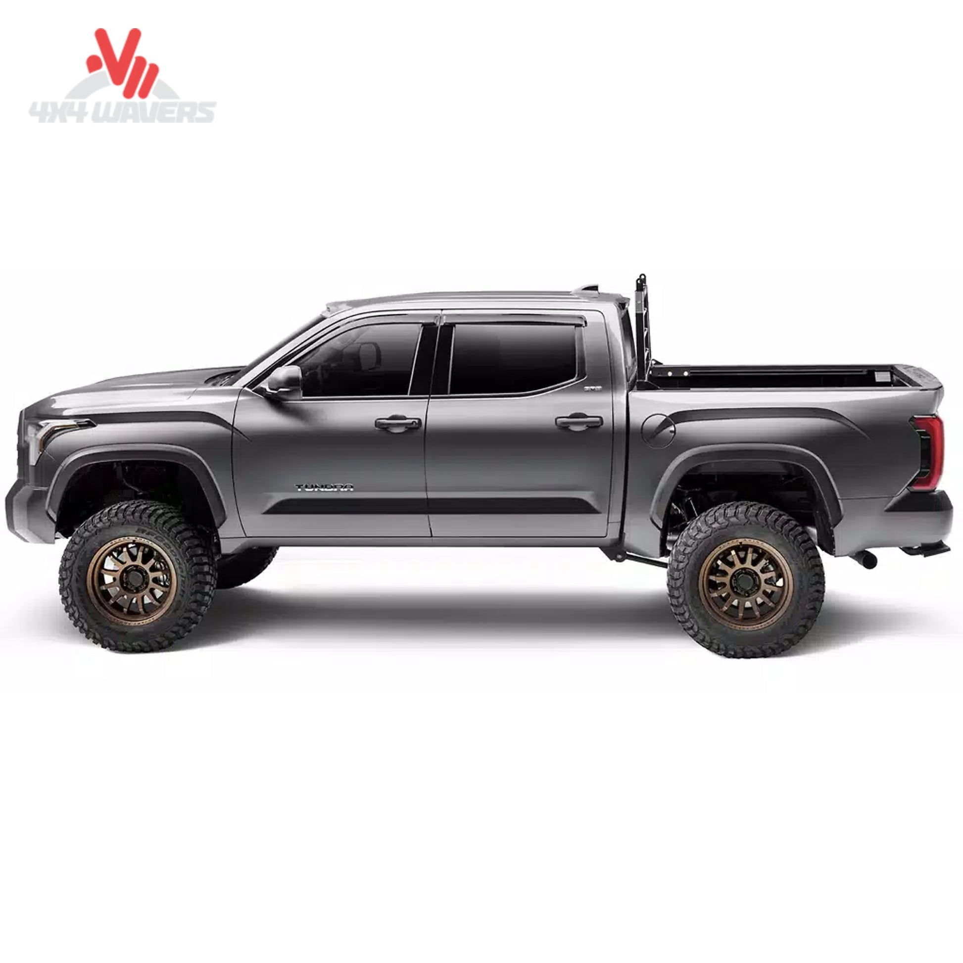 RealTruck Backrack SRX900 headach rack with rear window protection profile, frame only, for cab guard installation on trucks.