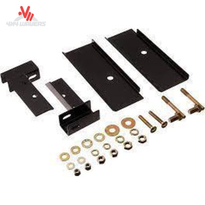 Complete BACKRACK 30119 black powder coated mounting brackets and zinc hardware kit SKU 30119