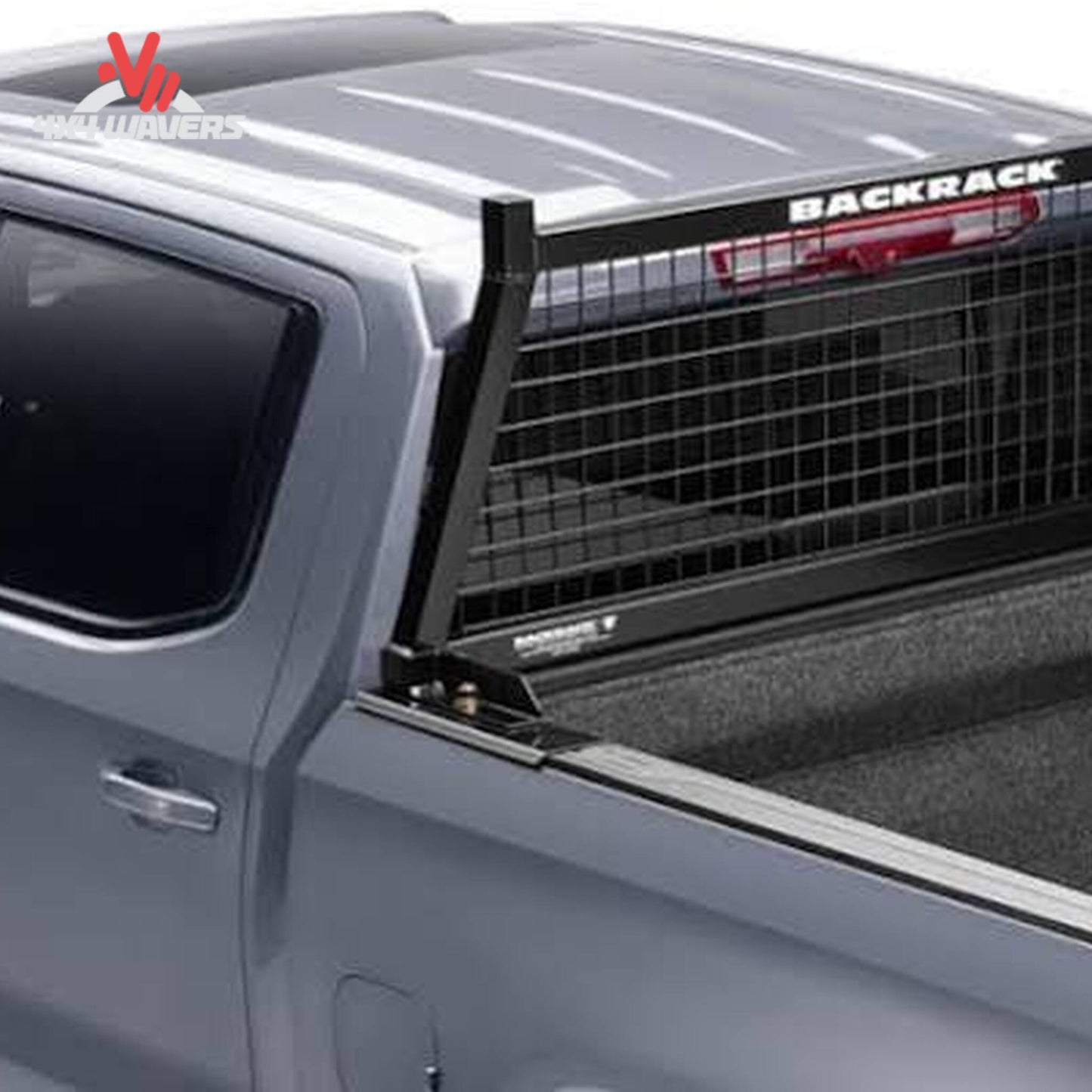 Installed mounting base supporting tonneau cover adapter on GMC Sierra bed SKU 30119