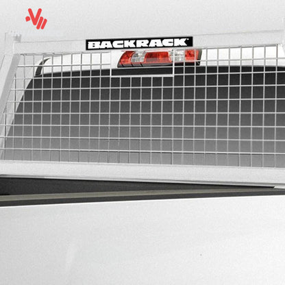 Close-up view of 2-inch robotic welded steel wire mesh pattern on BACKRACK Safety Rack SKU BKHJ_10900