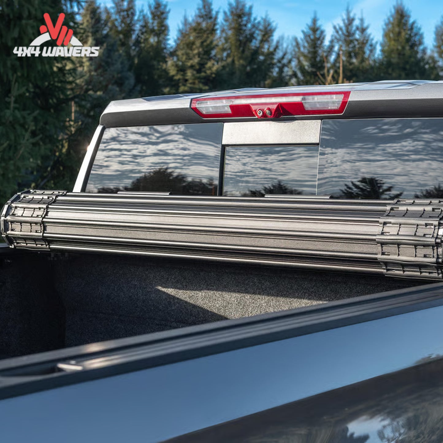 alt
Cubierta enrollable BAK Revolver X4s abierta en Jeep Gladiator JT, mostrando una cubierta de batea duradera, segura y de diseño elegante.