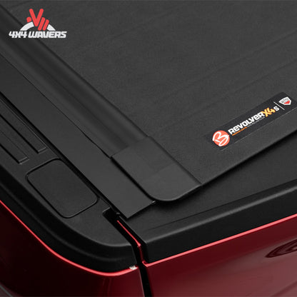 BAK Revolver X4s tonneau cover with weather seals and corner caps for 15-20 Ford F-150 5.5ft bed, installed on truck bed.