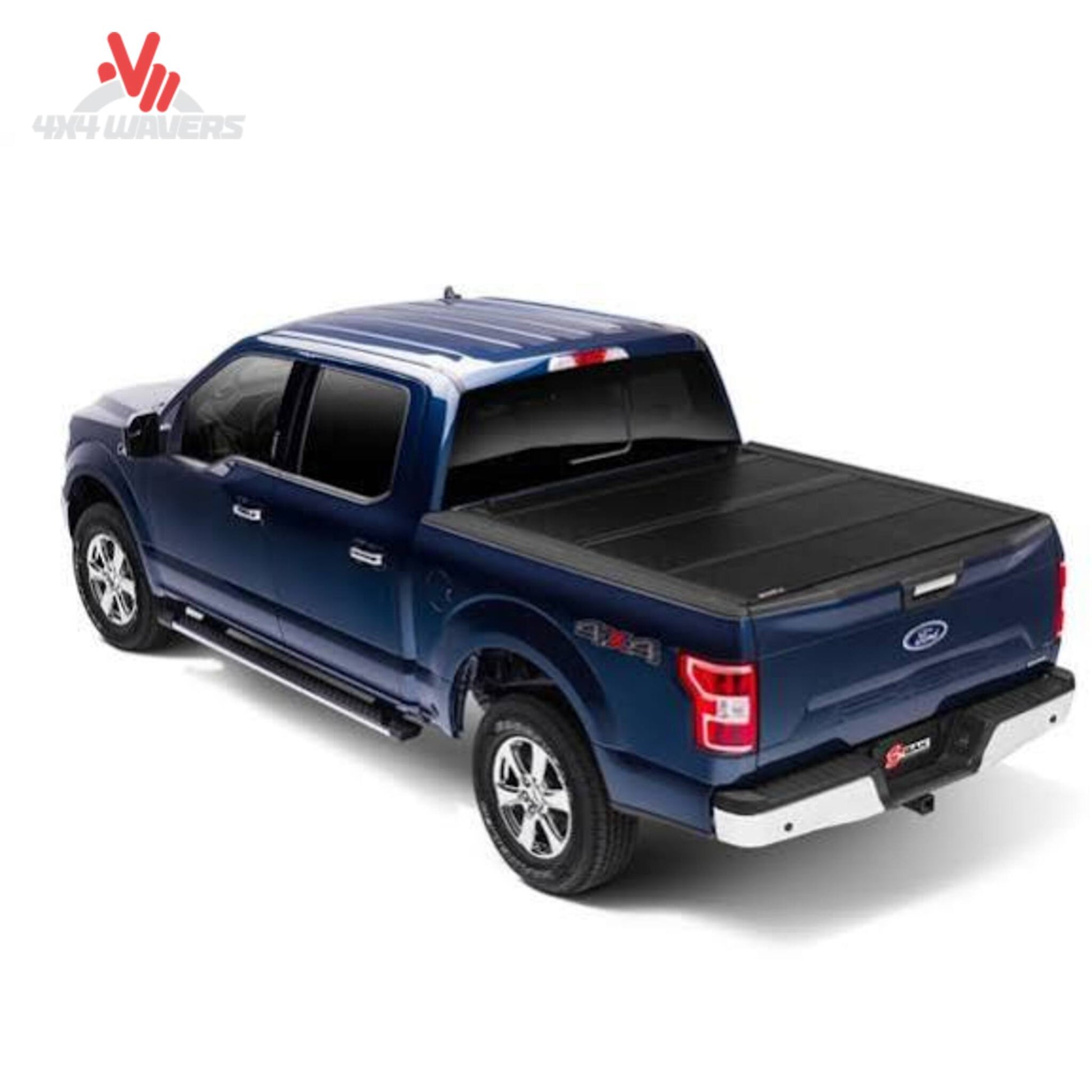 BAKFLIP FiberMax hard folding tonneau cover on a 15-20 Ford F-150 with 6.5-foot bed, durable truck bed protection.