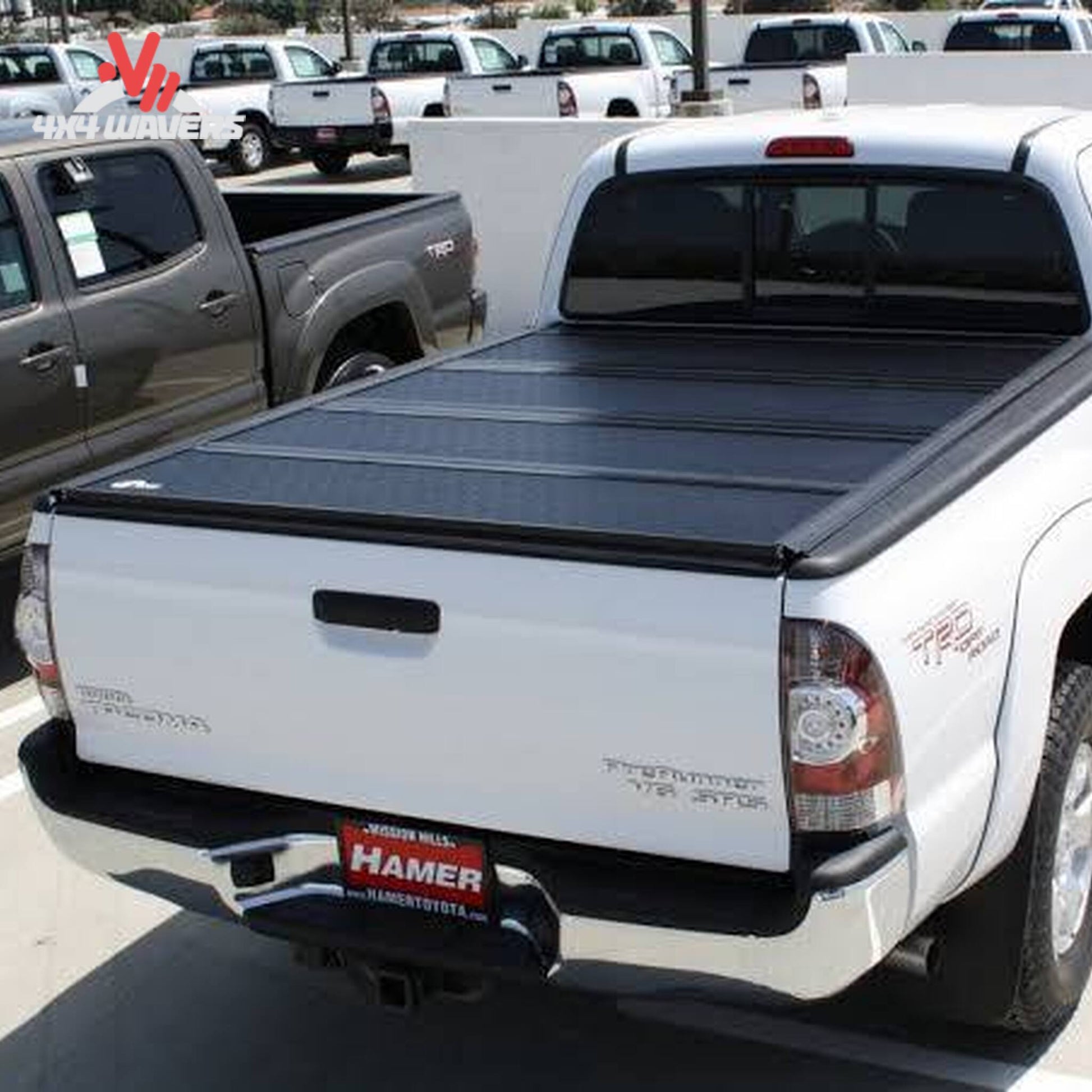 BAKFlip FiberMax hard folding tonneau cover 14-18 Silverado Sierra 5.8ft bed SKU 1126120