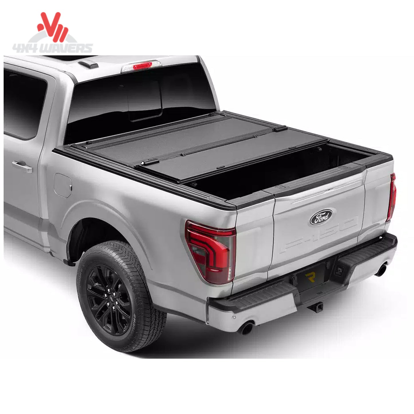 Cubierta rígida plegable tipo tonneau BAKFlip MX4 instalada en una Jeep Gladiator JT 2020-2026, mostrando su diseño elegante y duradero sobre la caja.